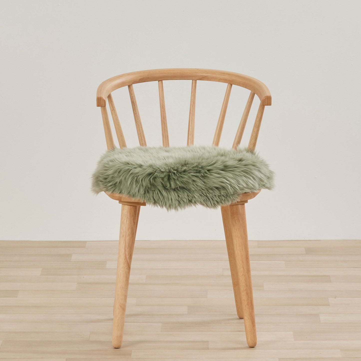 Sheepskin Seat Cushion -40x40cm - Sage