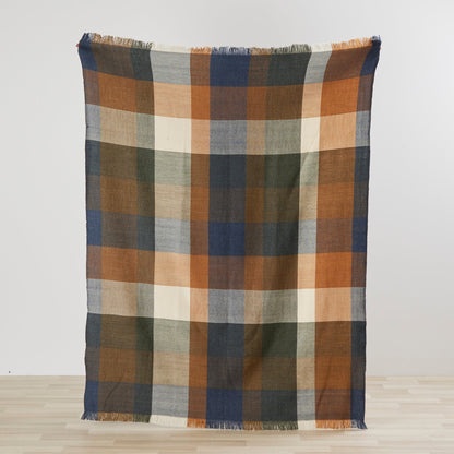 Mack Check Throw - Blue/Multi