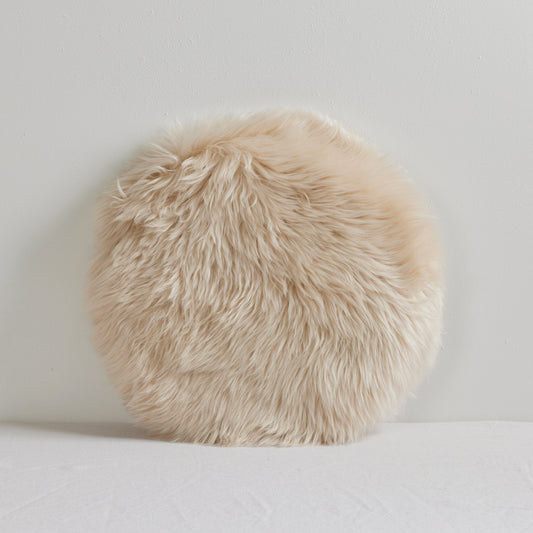 Sheepskin Seat Cushion - 40x4cm - Sand