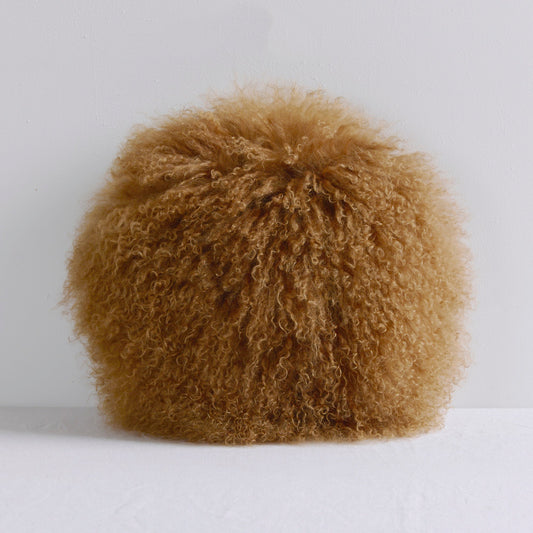 Lambie Dome Cushion - 40cm- Rust