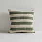 Benton Stripe Cushion - 50x50cm - Green Stripe
